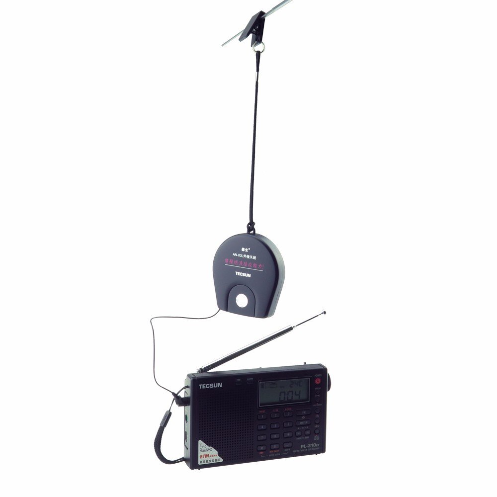 Antena zewnętrzna XHDATA AN-80 Pasuje do wszystkich radia TECSUN i radia innej marki Poprawia jakość słuchania