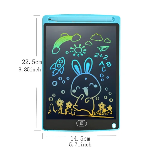 6.5/8.5/10/12 Inch Drawing Tablet Lcd Writing Board Tablet for Designs Graphic Electronic Notebook Magic Tablet To Draw Toy: Clear