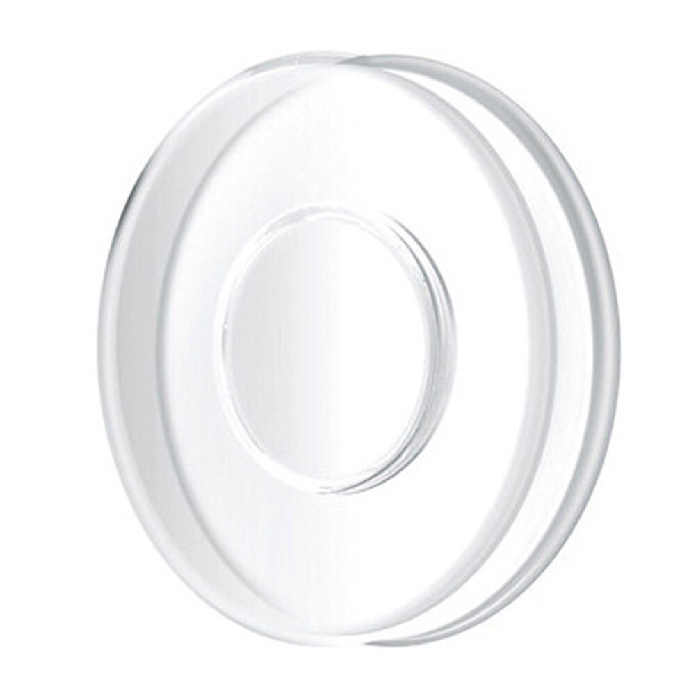 Multi-function magic nano paste Washable Silicone Pad Cable Car Smart Phone bracket Organizer Phone Expanding Stand phone holder: Round