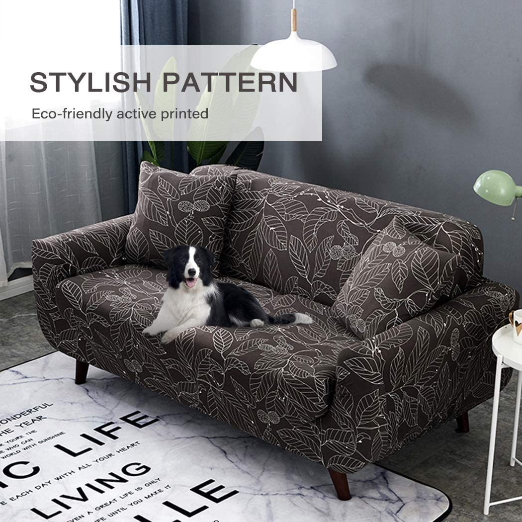 Sofa Covers Stretch Settee Couch Cover Patterned S... Grandado