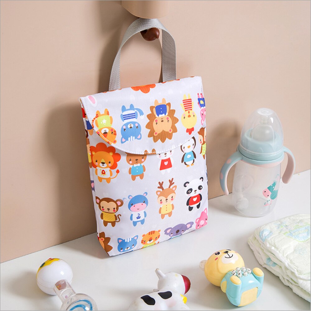 Multifunctional Baby Diaper Bags Reusable Waterproof Diaper Organizer Portable Big Capacity Mummy Bag
