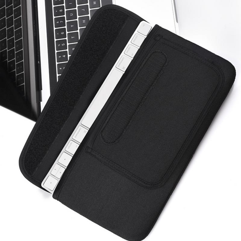 Pouch For Apple Keyboard Protective Cover PU Leather Mouse Accessories Carrying Storage Bag Flat Pocket Anti Scratch Dust Proof