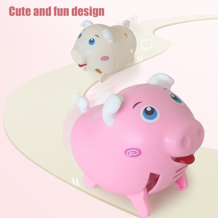 Electric pig whistling pig toy Early Education For Intelligence Sound Induction Sound-Controlled Cartoon Pig toys Christmas