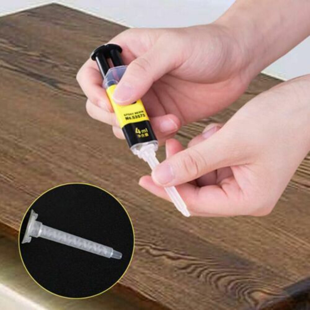 Plastic Epoxy Resin AB Glue Strong Adhesive Repair Tool Glass Ceramics 25/4ml YU-Home