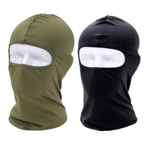 2Pcs Zon Bescherming Stofdicht Ademend Balaclava Volledige Dekking Gezicht Masker Bescherming Gezichtsmasker Bescherming Gezichtsmasker Protectio: Black  Army Green