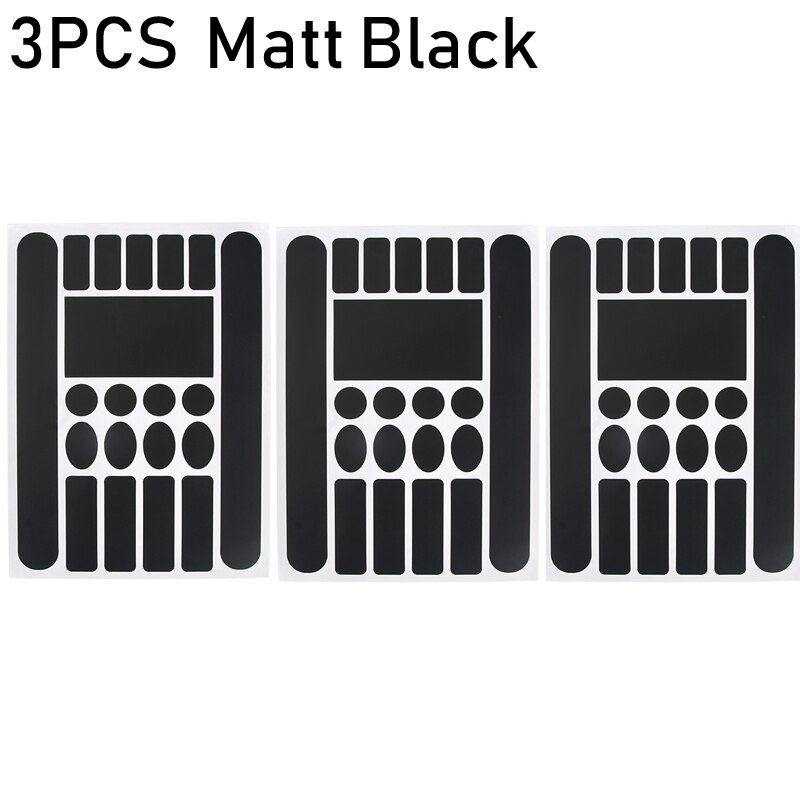 Rowerowa naklejka ochronna odporna na zarysowania wioślarz MTB rama przednia widelec folia ochronna rama łańcucha rower taśma bezpieczeństwa ochraniacz: 3szt matowy czarny