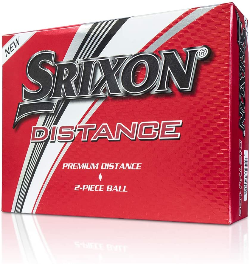 Distance Golf Balls, Soft White, One Dozen 2-Piece Construction Golf Ball