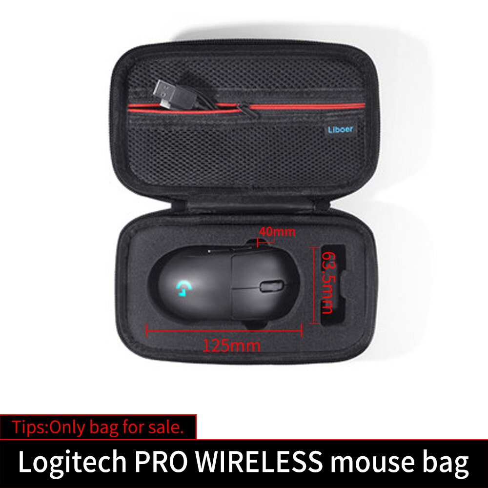 Draagtas Voor Logitech Gaming Mouse Shockproof Waterdichte Opslag Pouch Voor Logitech G502/G903/Pro Draadloze: Pro Wireless Bag