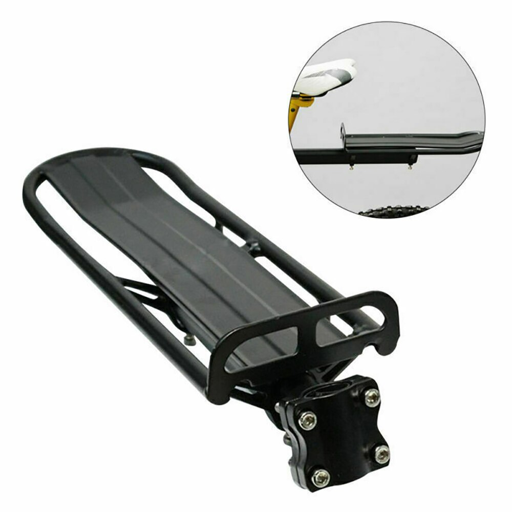 Fietszadelpen tashouder standaard fietsbagage bagagerek plank fietsendrager voor 20-29 inch fietsen met montagegereedschap