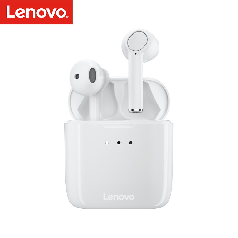 Lenovo X9/X18/XT91/QT83/LP1/LP1S Wireless Earphone Touch Control Bluetooth 5.0 Headphone Stereo HD Music Earbuds Headset w/ Mic: QT83 White