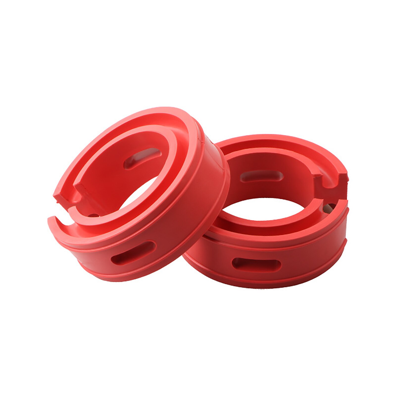 2 pièces couleur rouge amortisseur de voiture pour la voiture tampon ressort pare-chocs puissance auto-tampons A/B/C/D/E/F Type ressorts pare-chocs coussin