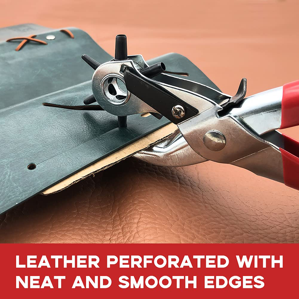 Leder Locher Gürtel schlagen Durchmesser 4.5/4/3.5/3/2.5/2mm 6 größe Leder Locher für Leder &Ampere; Gürtel &Ampere; Uhren &Ampere; Vinyl &Ampere; Handtaschen