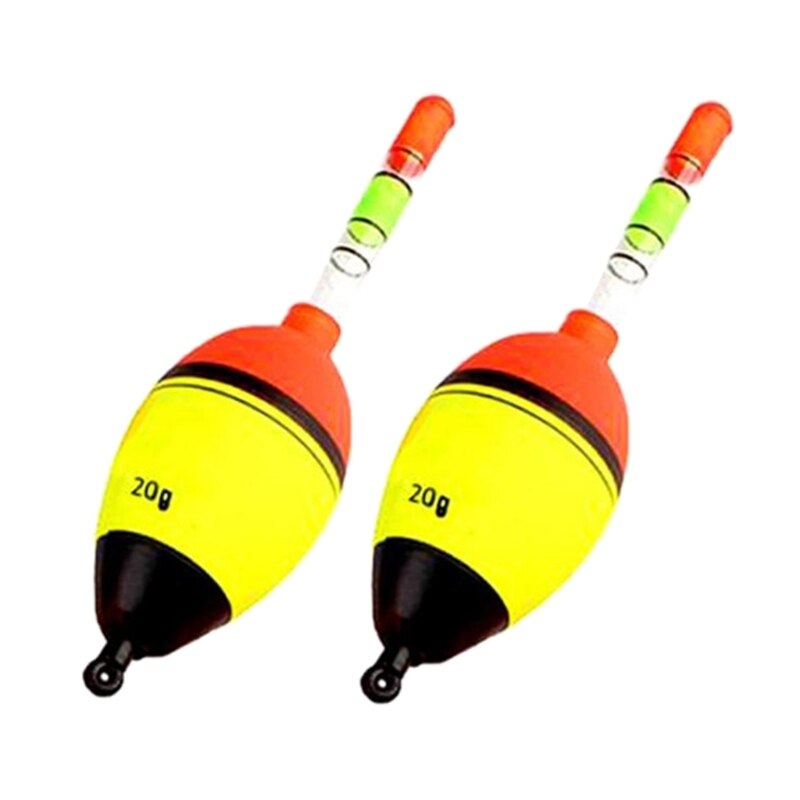 2pcs Outdoor Fishing Float Fishing Accessories Big Belly Floating Sea Fishing Rock Fishing Long Shot: -20