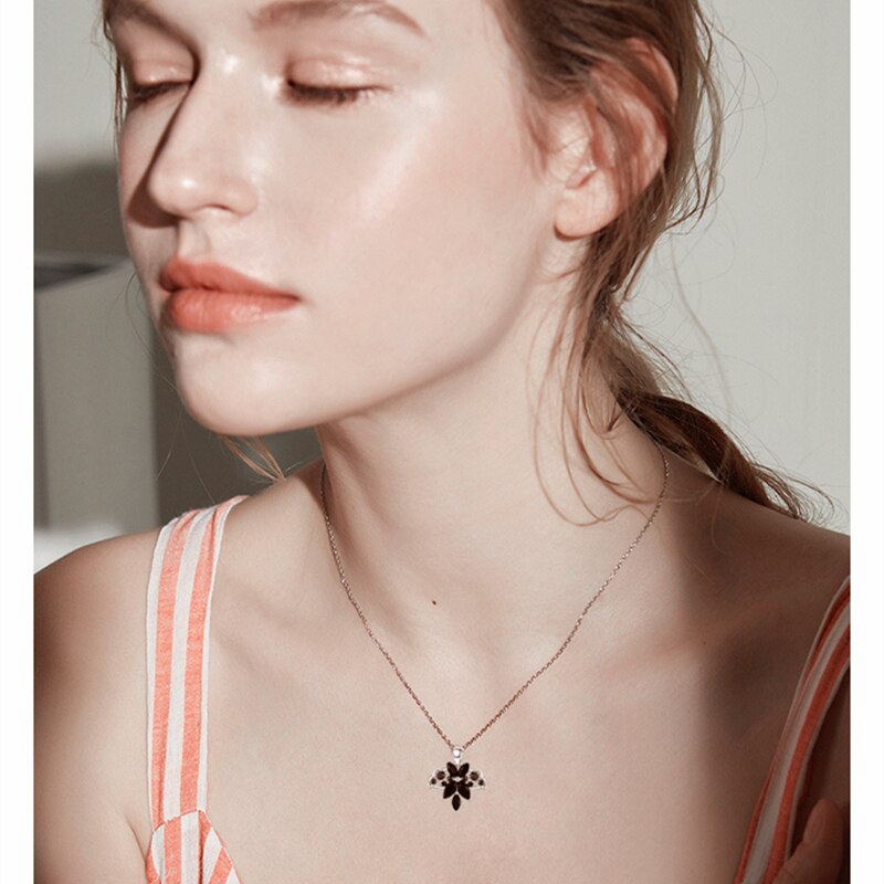 Leuke Vlinder Choker 925 Sterling Zilveren Fijne Sieraden Engagement Kettingen Voor Vrouwen Fijne Sieraden K033