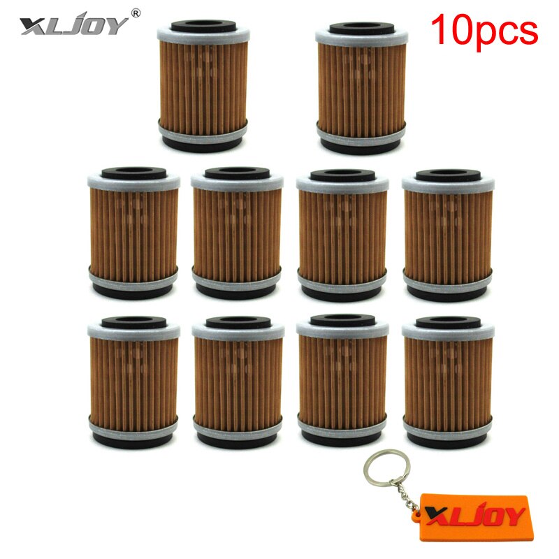 Filtre à huile 10x pour Yamaha | YFM350R RAPTOR 350 YFM 400 350FW Big Bear 350X guerrier YFM350X guerrier 350 YFM350FX WOLVERINE, ATV 350