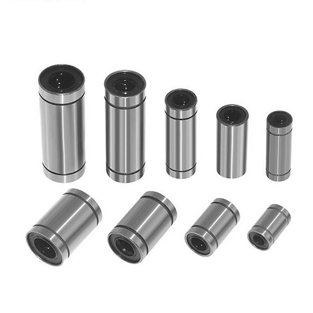 12pcs/Lot LM8UU Linear Bearings LM10UU LM12UU LM16UU Linear Bushing 8mm For CNC Rod Linear Rail Shaft Aluminum Parts