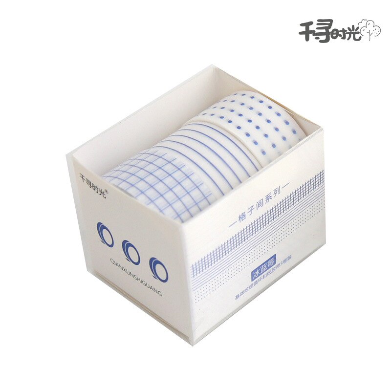 3Meter Scrapbooking Washi Tape Lovely Grid Basic Shape Notebook Diary Planner Diy Accessory Masking Tape