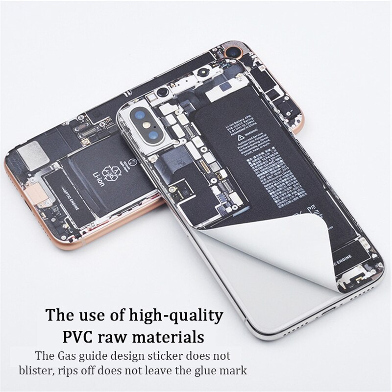 Funny Imitate Phone Repair Sticker For iPhone 6 6S 7 8 Plus Skin PVC Decal For iPhone X Xr Xs Max Durable Scratchproof Films