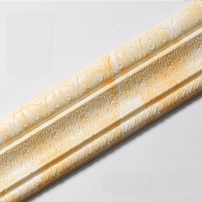 Skirting waist line foam wall stickers self-adhesive background Wall Border decorative border line anti-collision sticker: C