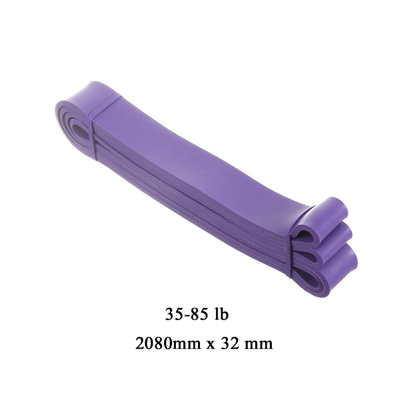 Letax Resistance Band Expander Exercise Stretch Pull-Up Fitness-Training Pilates Home-Workout 208cm Elastic Band Assist Bands: purple