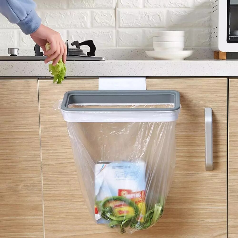 LE Wall Mounted Trash Can Office Recycle Trash Bin Kitchen Dustbin Garbage Rubbish Bin Garbage Can Waste Bin