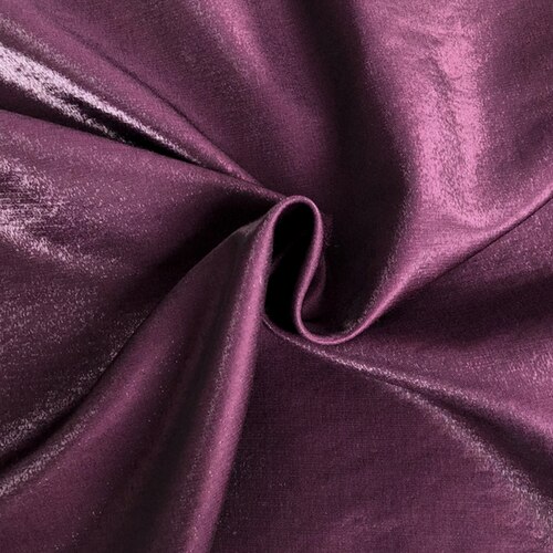 Breedte 59 "Parelmoer Wit Glas Zijde Hennep Stof Laken Linnen Materiaal Mode Jurk Stof Door De Halve Yard: Eggplant Purple