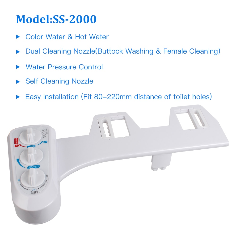 bidet z deską sedesową akcesoria trwałe nieelektryczne automatyczne czyszczenie opryskiwacz dysza mechaniczna muzułmański Shattaf mycie tyłek