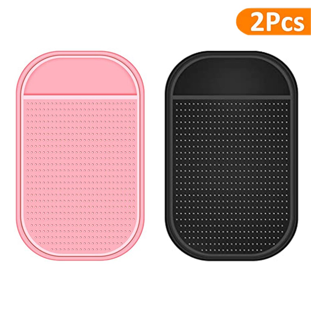 2/4/6 Stck Anti-Unterhose Klebrige matt Diamant Malerei Werkzeuge Tablett Nicht-Unterhose Matte Halfter für halten fach Diamant Stickerei Zubehör: Rosa und Blalck