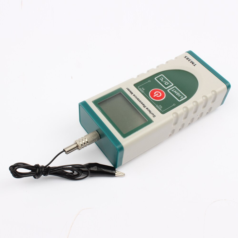 TM385 Digital Surface resistance tester anti-static tester electrostatic measurement temperature meter