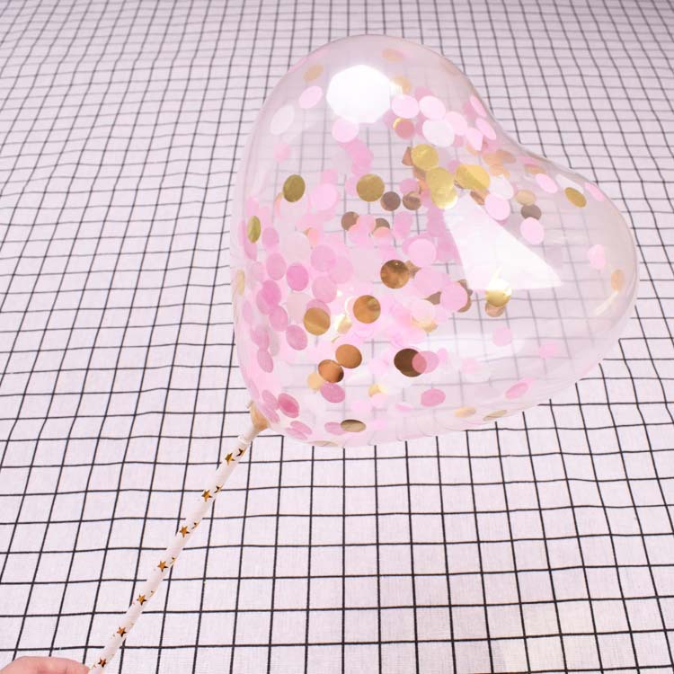 1 set 5inch Helium Balloon heart Wedding star aluminum Foil Balloons Inflatable Birthday baloon Party Decoration Ball