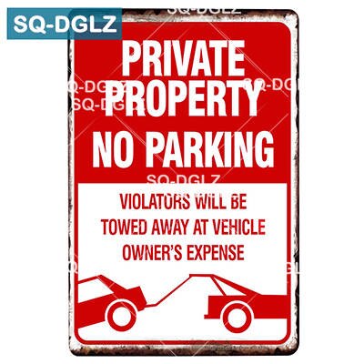 [SQ-DGLZ] Sicherheit Metall Zeichen Bar Zauberstab Dekor Zinn Zeichen Jahrgang Wohnkultur Malerei Plaketten Nein Parken Kunst Tafel Poster: 2138