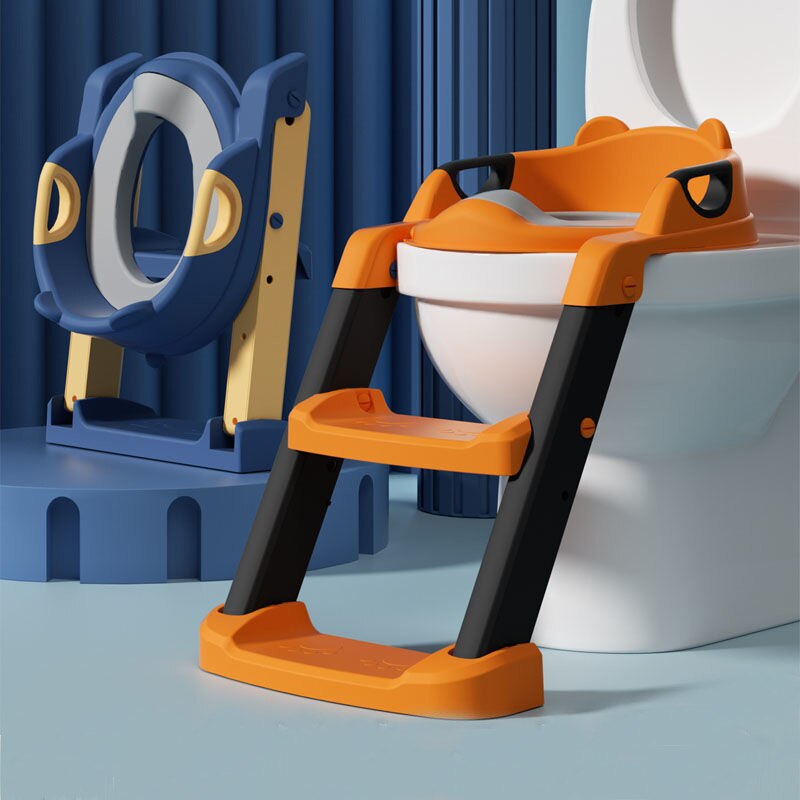 Folding Infant Potty Training Seat Urinal Backrest Chair With Step Stools Ladder For Baby Toddlers Boys Girls Safe Toilet Seat