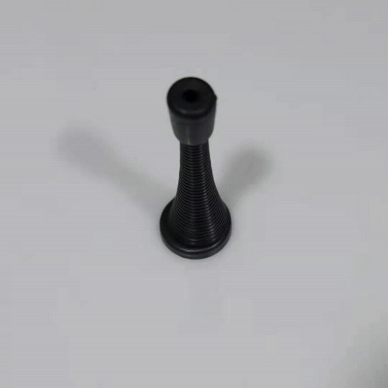 Spring Door Stopper Door Stop Wall Decorative Door Stopper Protect Doors & Wall: Black
