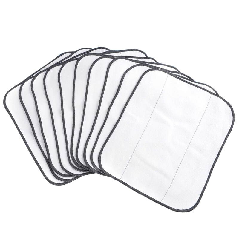 10 chiffons humides et secs pour irobot braava 380 380t 320 321 mint 4200 4205: Blanc