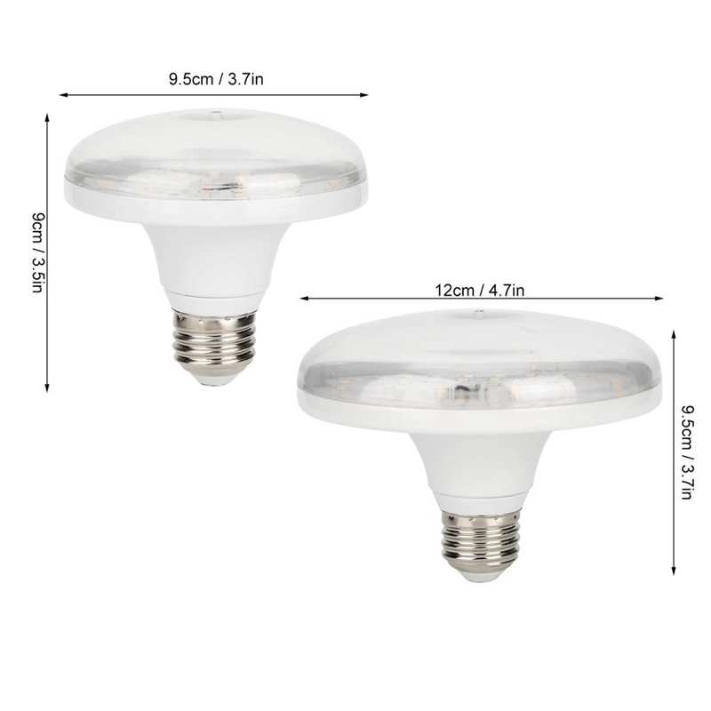 LED E27 Plant Light Bulb Full Spectrum AC 85-265V Grow Light Bulb Replacement For Indoor Vegetables Flowers Plants