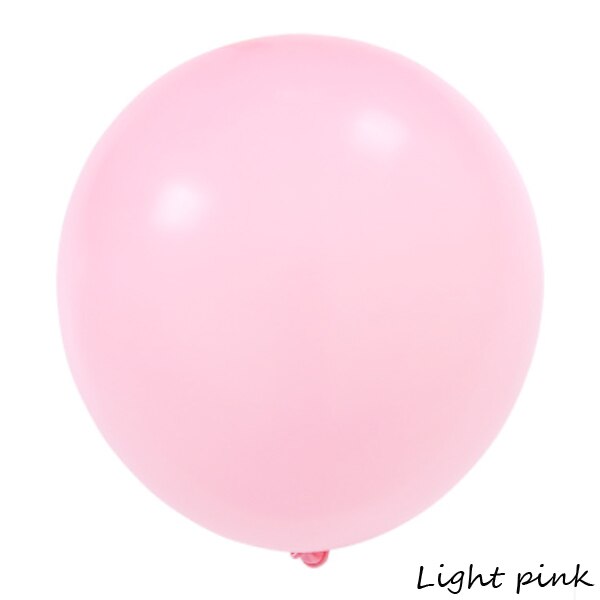 18inch ronde latex ballonnen helium ondersteuning, bruiloft/evenement/verjaardag/baby shower decoraties feestartikelen 100 stks/partij: Light pink