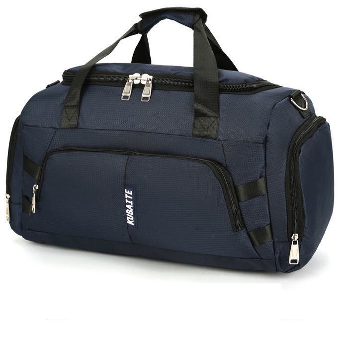 Multifunction Sport Gym Bag Men Women Handbag Waterproof Fitness Travel Backpack Large Capacity Yoga Training Duffel Bag: Blue