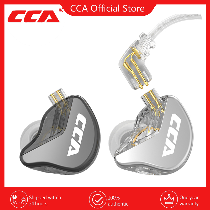 Cca Cra Hoge Frequentie Metalen Bedrade Headset In-Ear Muziek Monitor Hoofdtelefoon Noice Cancelling Sport Oordopjes Oortelefoon Gamer