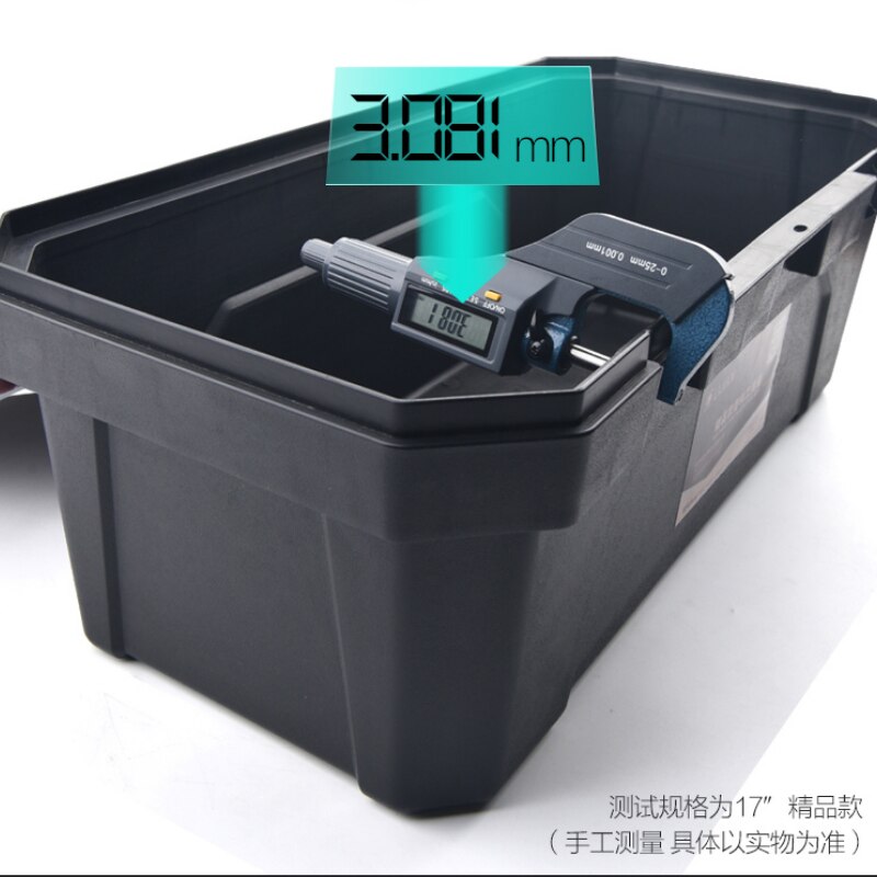 Monteur Gereedschapskist Plastic Draagbare Profesional Elektricien Tool Opslag Container Multifunctionele Caisse Een Outils Verpakking