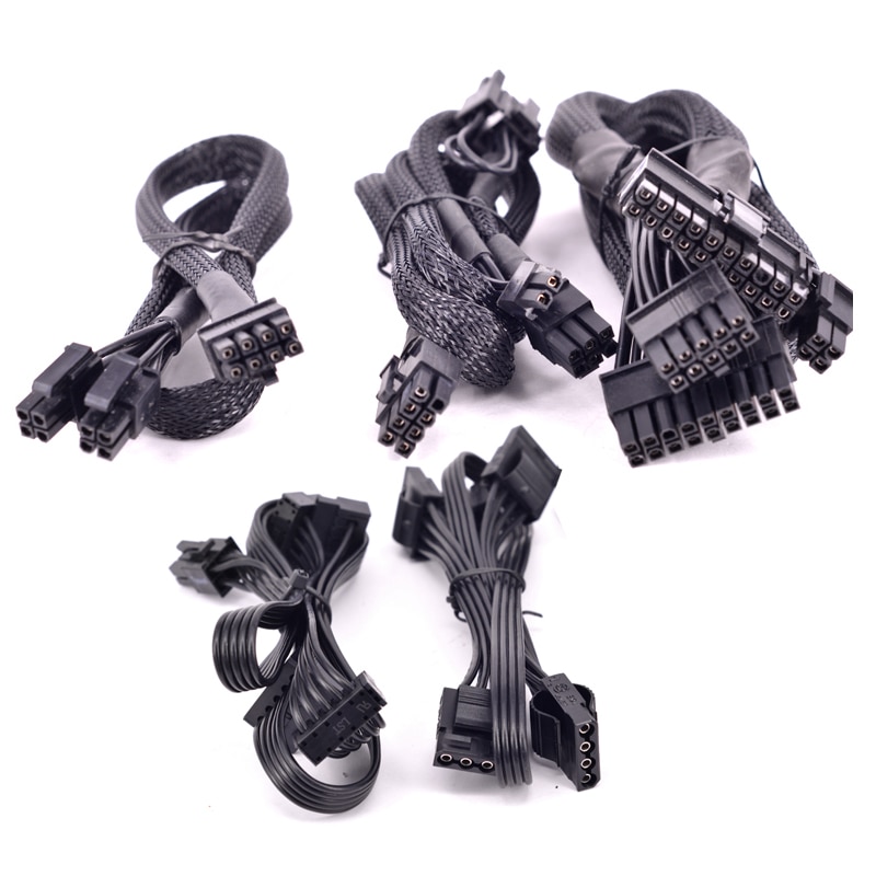 PCIe 8Pin 6 + 2Pin IDE SATA CPU 4 + 4Pin ATX 24Pin voeding kabel voor CORSAIR RMx Serie RM1000x RM850x RM750X RM650x RM550x