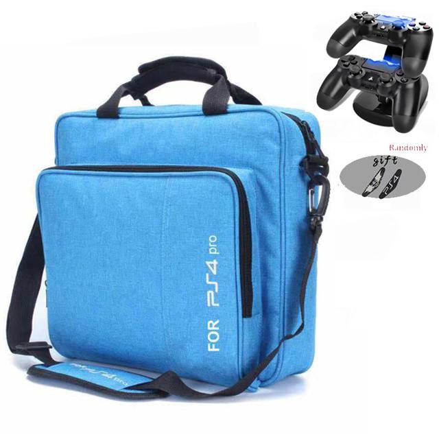 Stijl Voor PS4 Game Sytem Tas Canvas Draagtassen Case Beschermende Schouder Voor Playstation 4 PS4 Console Travel Opslag handtas: 9