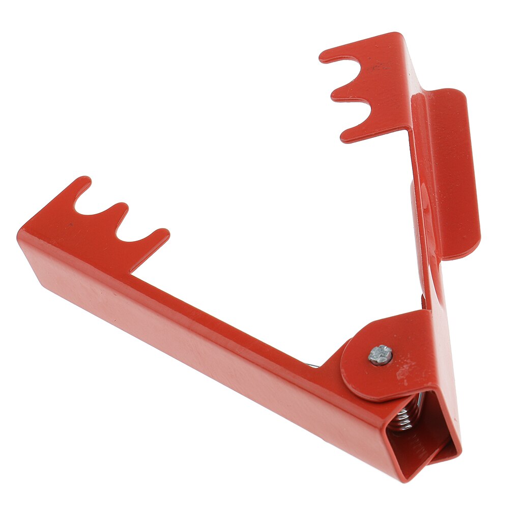 Rode Metalen Roos Doorn Stem Gebladerte Stripper Tool Met Lente Doorn Remover Voor Bloemstuk