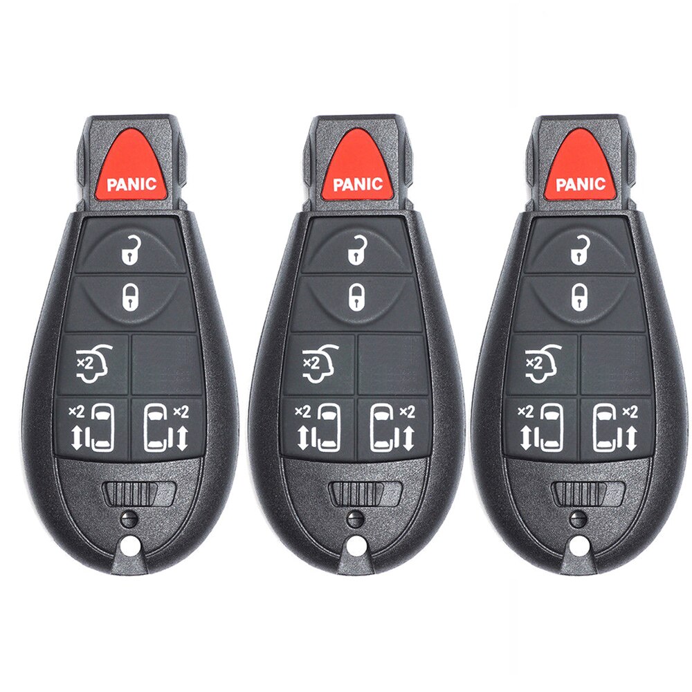 KEYECU for Chrysler Town & Country for Dodge Grand Caravan Remote Car Key Fob 433Mhz ID46 Chip FCC ID: M3N5WY783X, IYZ-C01C: 3pcs