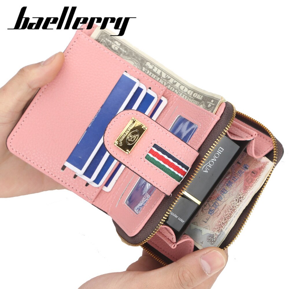 Billeteras largas para mujer, Cartera de grande de para mujer, tarjetero de cuero PU, monedero de para mujer, billetera con cremallera y borlas para niña