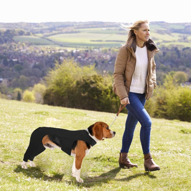 Dog Rear Leg Sleeve Prevent Licking Warm and Protects Help Prevent Sprains Protective Dog Elbow Sleeve Brace