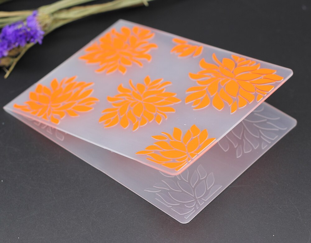 PLASTIC EMBOSSING FOLDERS flower romantic sunflower DIY scrapbook album card packing decoration cutting dies paper craft