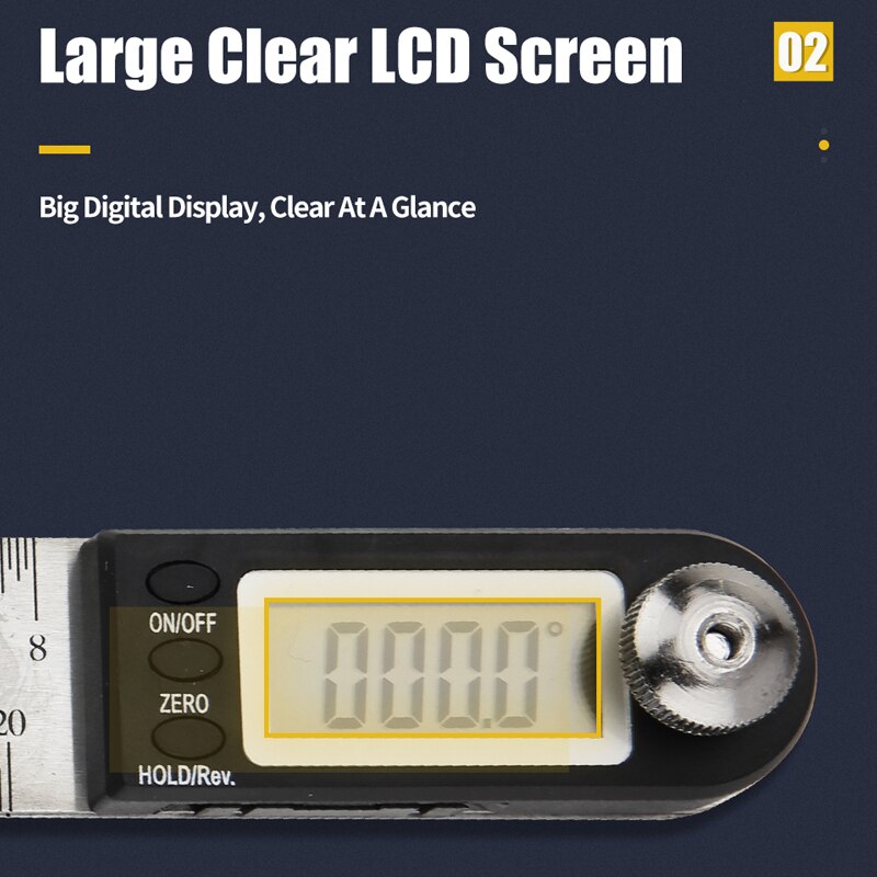 Digital Protractor Angle Ruler Digital Inclinometer Digital Angle Gauge Digital Goniometer Electronic Angle Meter Angle Finder
