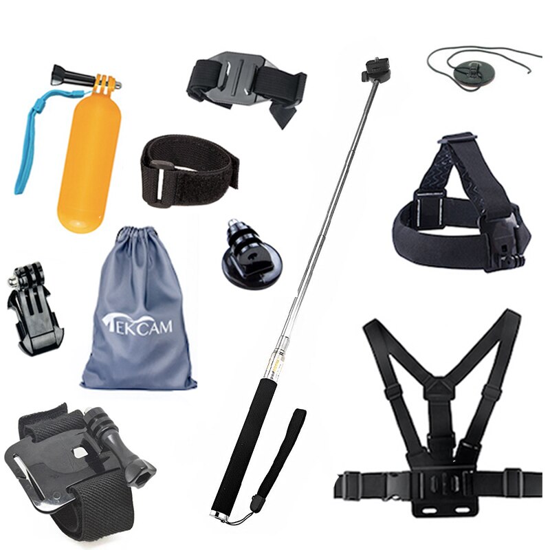 Tekcam for SJCAM Accessories Strap Selfie Stick for SJCAM SJ4000 SJ5000 SJ6 Legend SJ7 Star SJ8 AIR SJ8 PRO SJ8 PLUS Action Cam: Type A