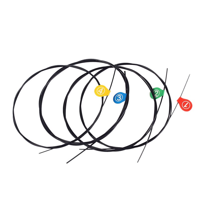 Ukulele Nylon Strings Strings for 21/ 23/ 26 / 28 Inches of Guitar Ukulele Part Black: Default Title