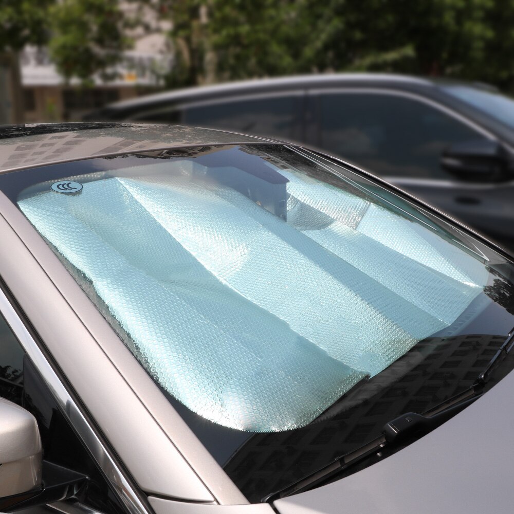 Anti-uv front bil vindu solskjerm blokk deksel foldevindu film universal bil-styling auto gardin for suv sedan hatchback